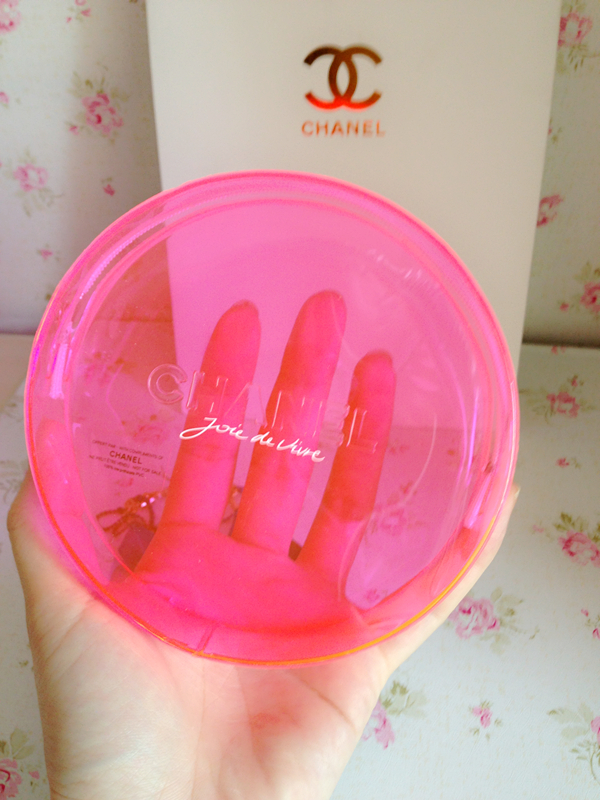 CHANEL Joie De Vivre Hot Pink Cosmetic Bag