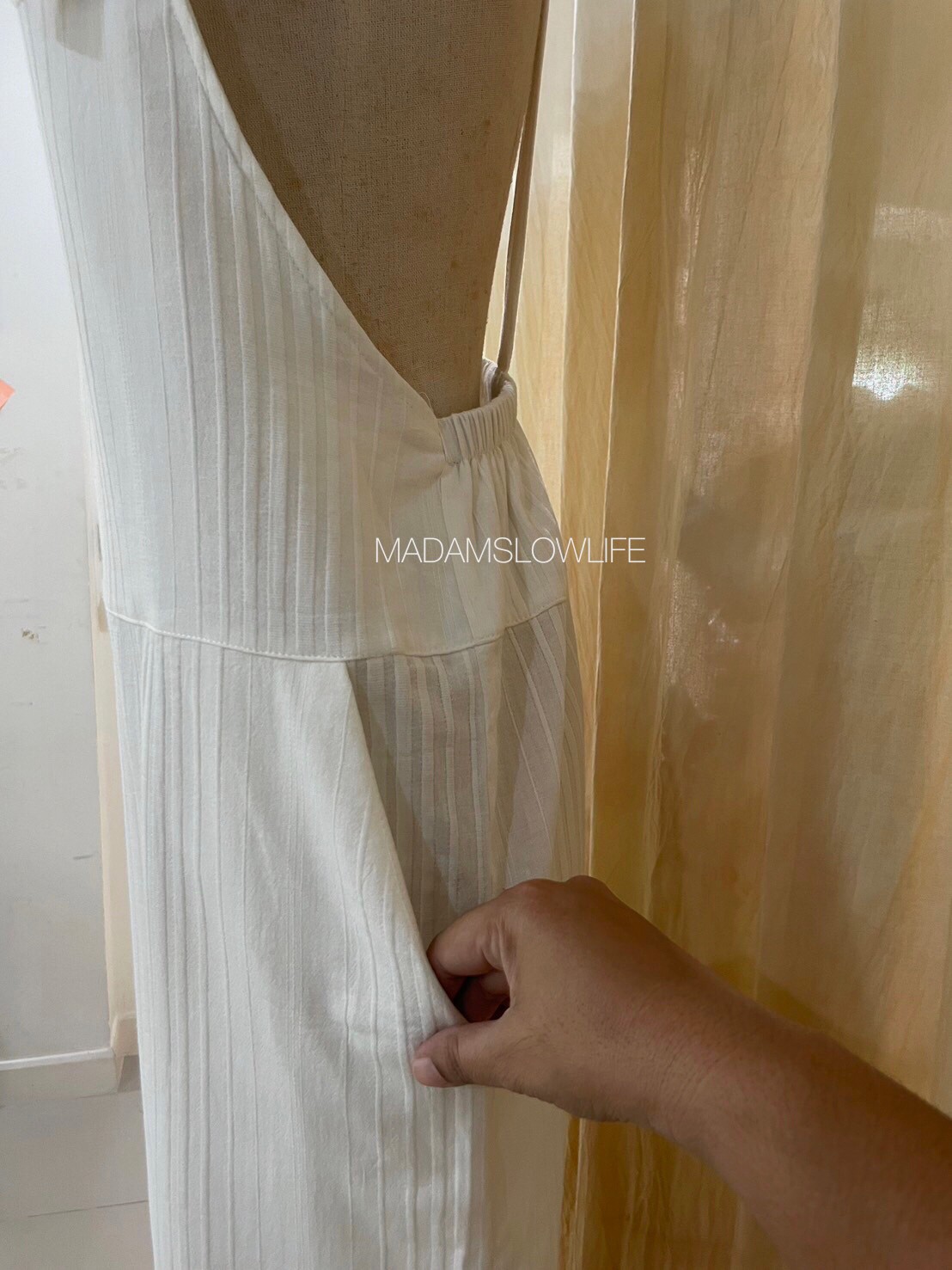 ชุดเอี๊ยมผู้ใหญ่ ปรับสายได้ Size F เอว 26-32 นิ้ว สะโพก 36-44 นิ้ว