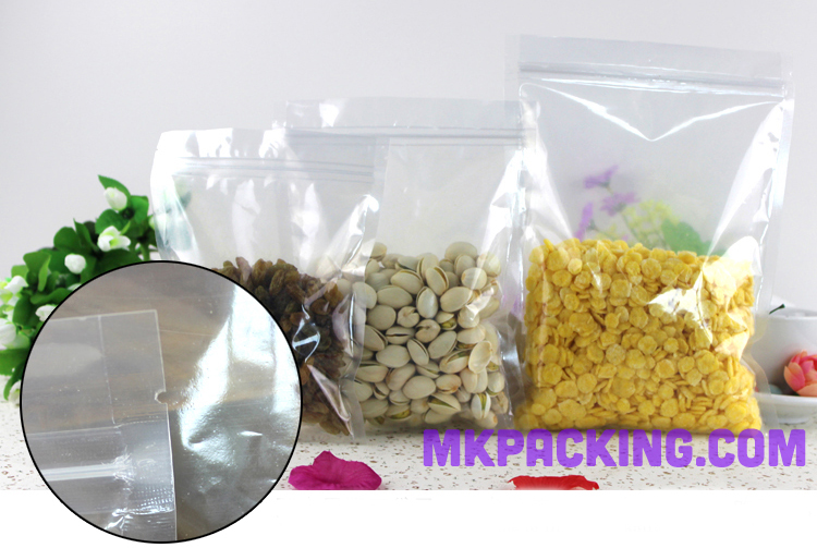 ถุงพลาสติกใส ซิปล็อค ตั้งไม่ได้ ขนาด 10x15cm