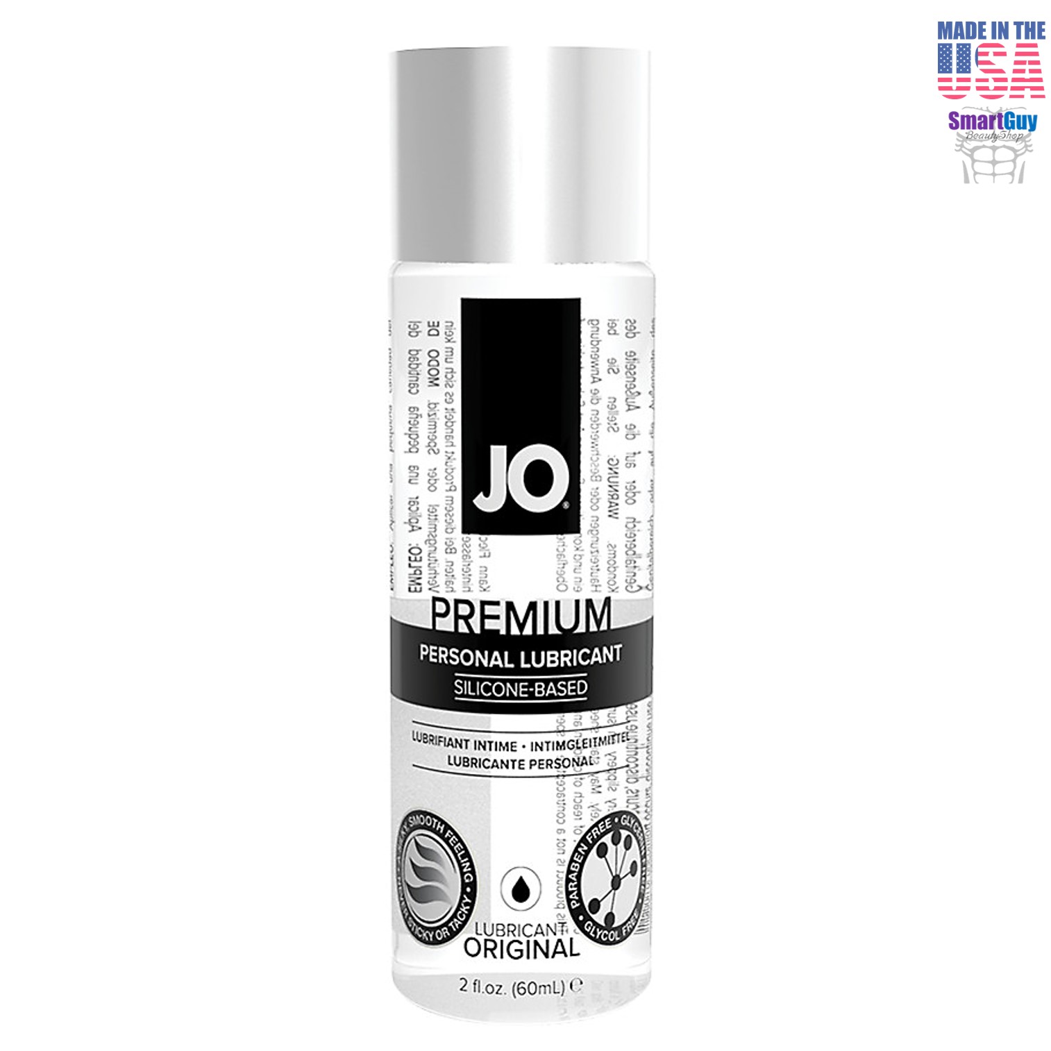 JO PREMIUM Personal Lubricant Silicone Based Original 60ml. Made In USA เจลหล่อลื่นคุณภาพสูงสูตรพรีเมี่ยมบางเบาเป็นพิเศษช่วยชะลอการหลั่งสินค้านำเข้าของแท้จากสหรัฐอเมริกา