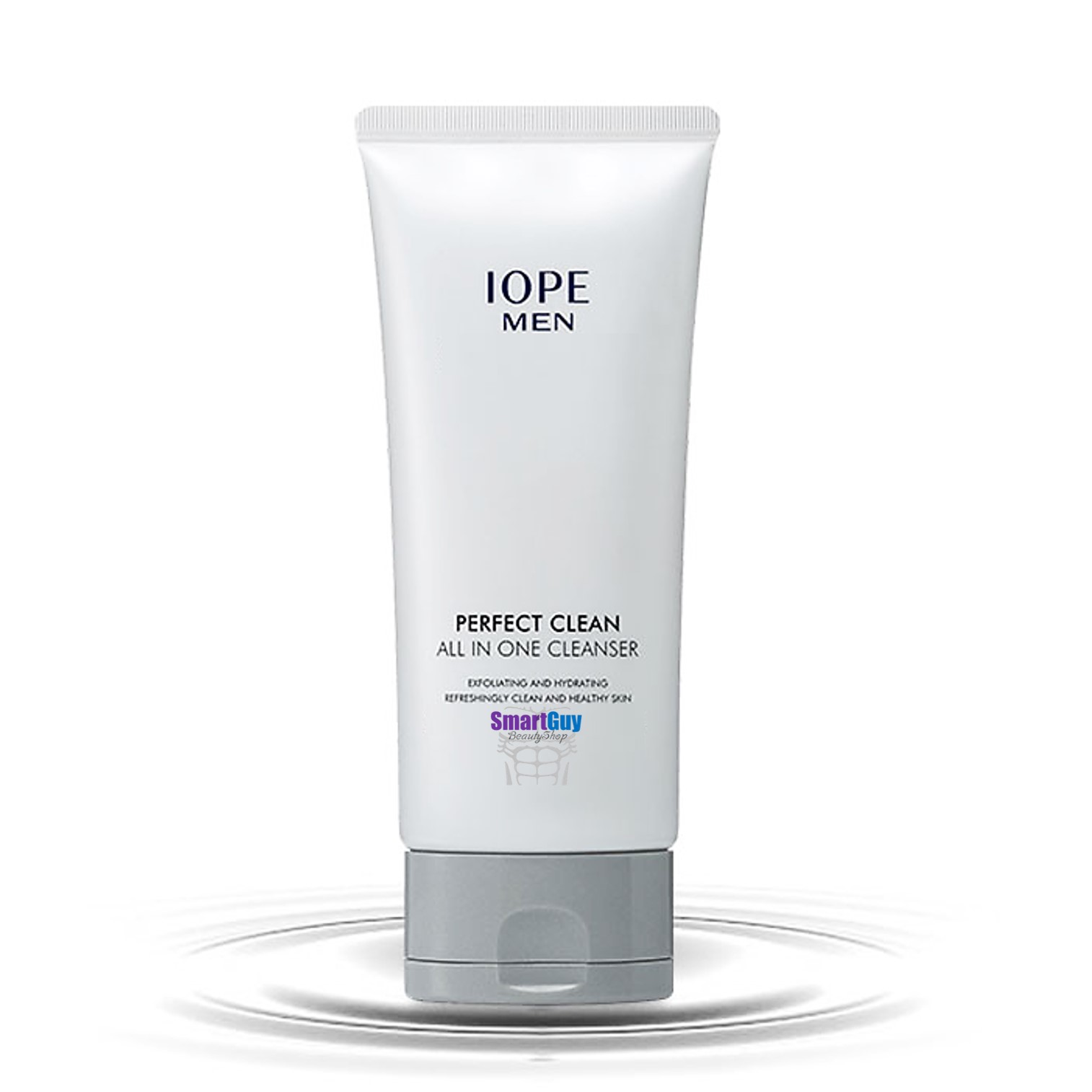 IOPE MEN Perfect Clean All In One Cleanser 125ml. Made In Korea ครีมโฟมล้างหน้าผู้ชายสูตรพรีเมี่ยมของแท้นำเข้าจากเกาหลีทำความสะอาดหมดจดพร้อมปรับสภาพผิวหน้าอ่อนกว่าวัยแบบชัดเจน
