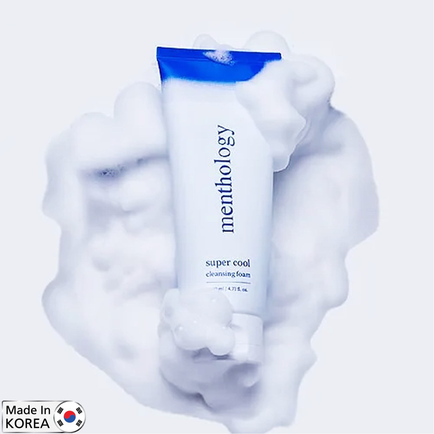 Menthology Super Cool Facial Wash 140ml คลีนเซอร์ทำความสะอาดผิวหน้าสูตรพิเศษจากเกาหลีของแท้พร้อมส่ง