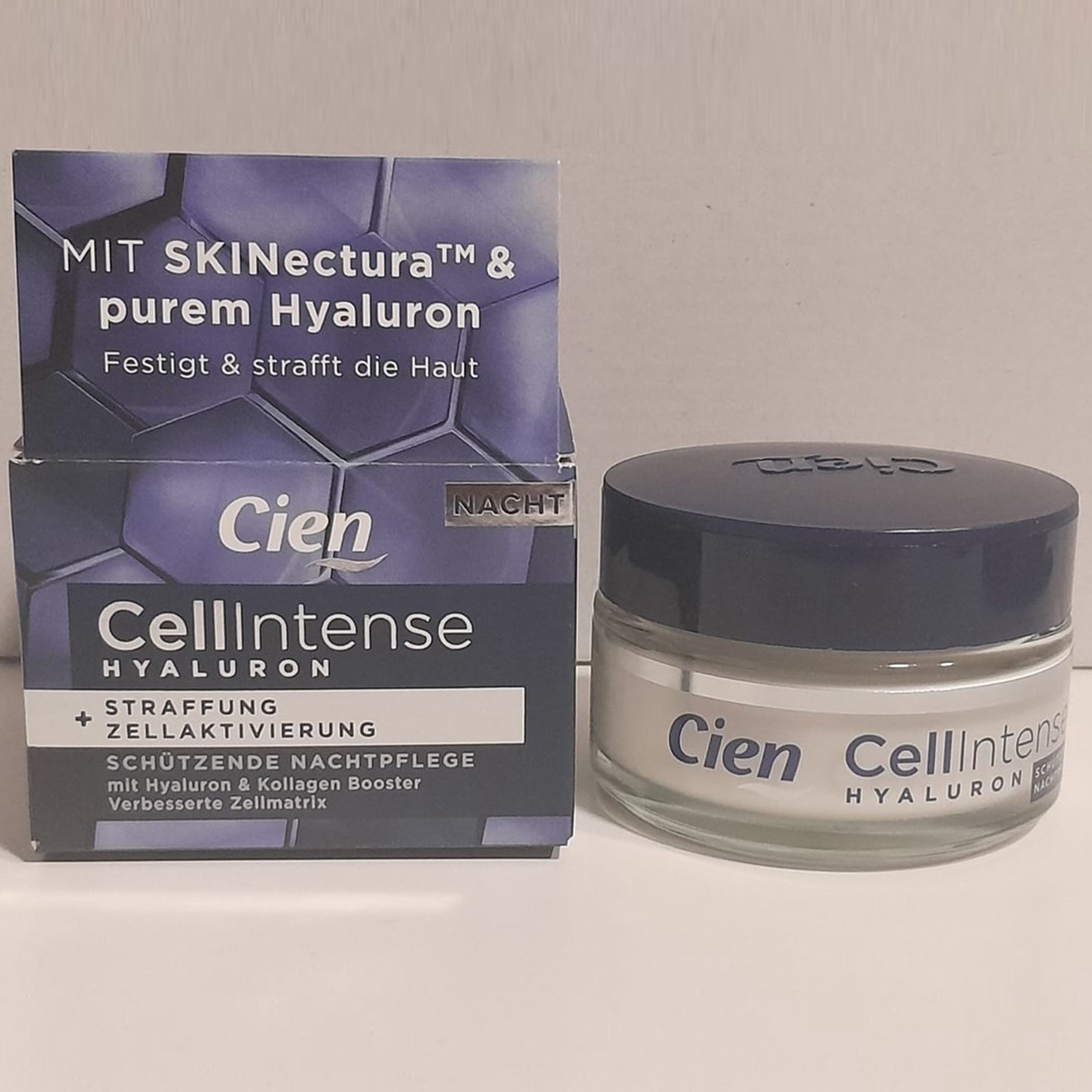 Cien Cell Intense face cream night with hyaluronic acid Moisturising Cream 50ml ครีมบำรุงผิวหน้าตอนกลางสูตรพิเศษจากต่างประเทศของแท้พร้อมส่ง