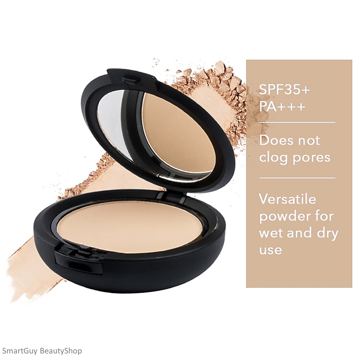 Nice Shop Q10 Moisture Velvet Two Way Cake แป้งพัฟเกาหลีเนื้อละเอียดบางเบาพร้อมการบำรุงผิวหน้าในขั้นตอนเดียว