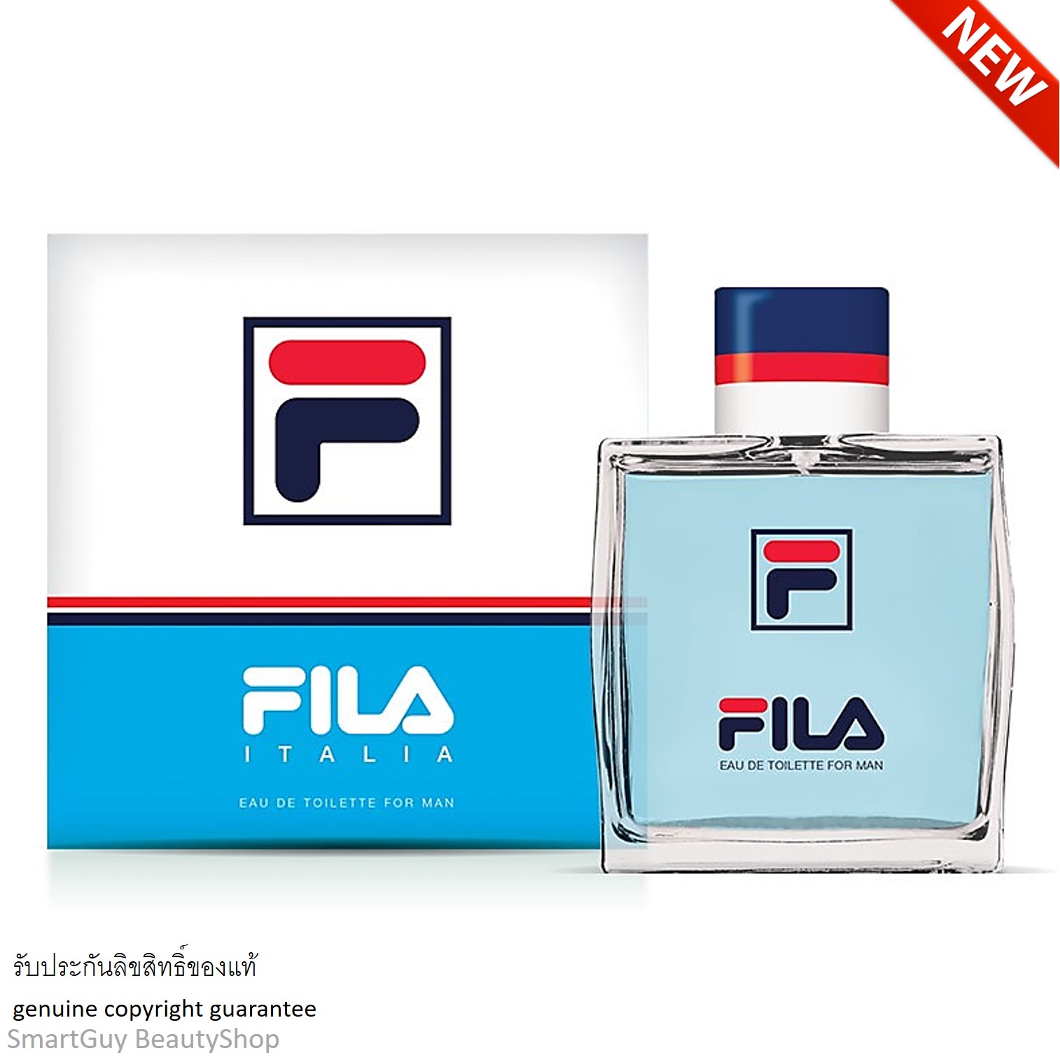 FILA Italia Eau De Toilette For Man 100ml น้ำหอมสำหรับผู้ชายกลิ่นใหม่ล่าสุดจากฟีล่าสินค้านำเข้ารับประกันลิขสิทธิ์แท้