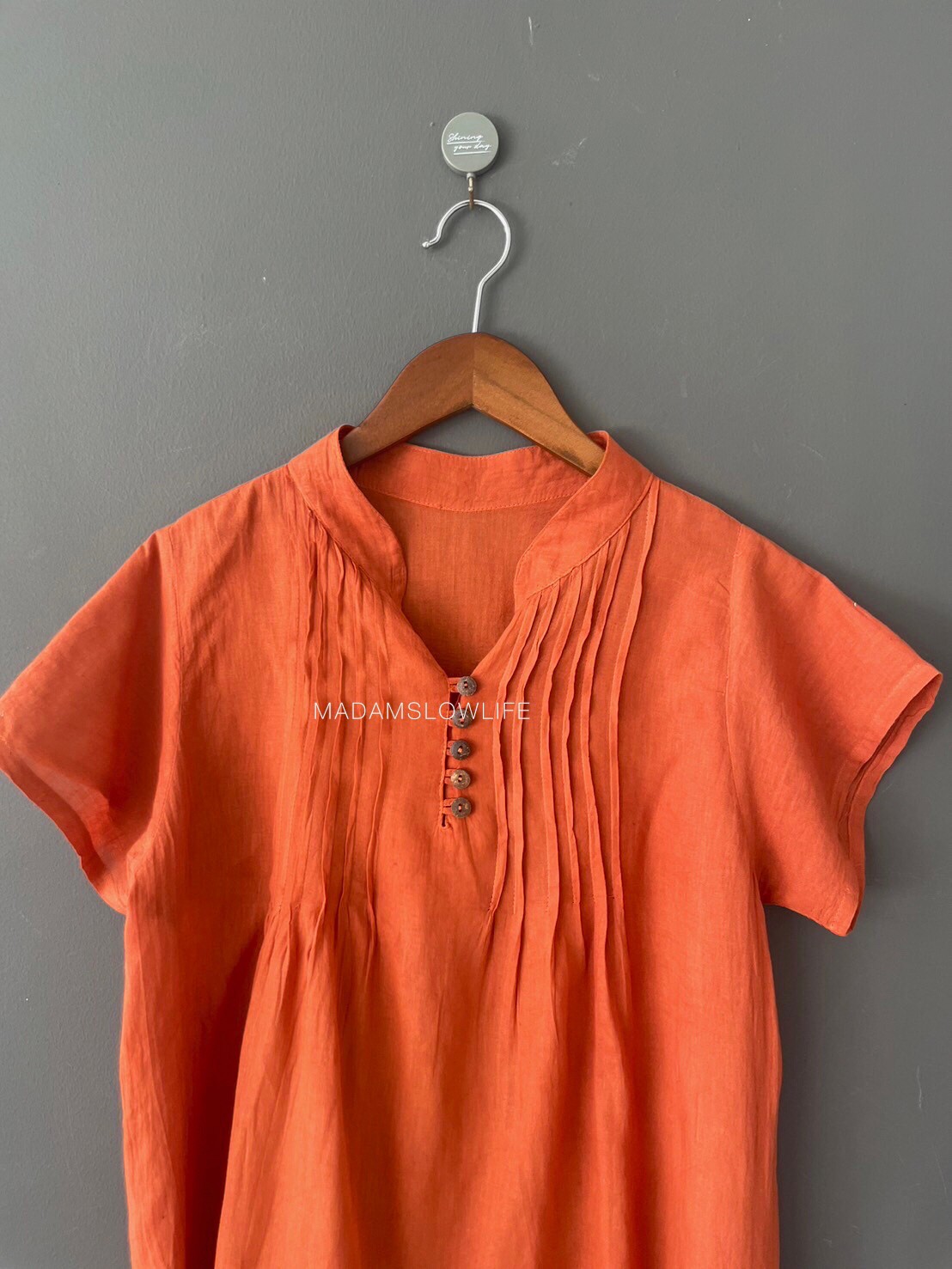 เสื้อผู้หญิง Size F สีส้มสว่าง