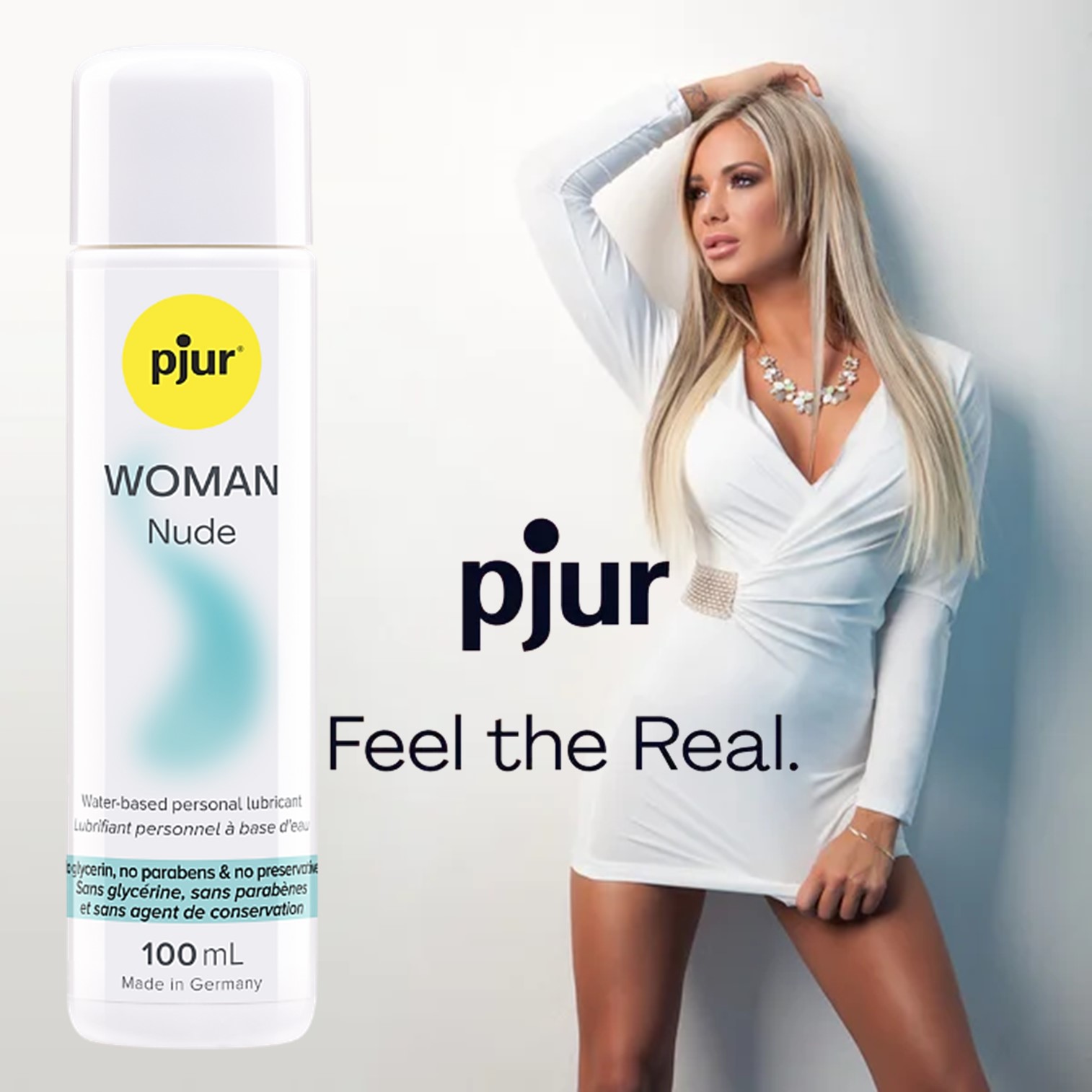 Pjur Woman Nude Water Based Lubricant 100ml เจลหล่อลื่นสูตรน้ำเนื้อบางเบาของแท้นำเข้าจากออสเตรเลียพร้อมส่ง