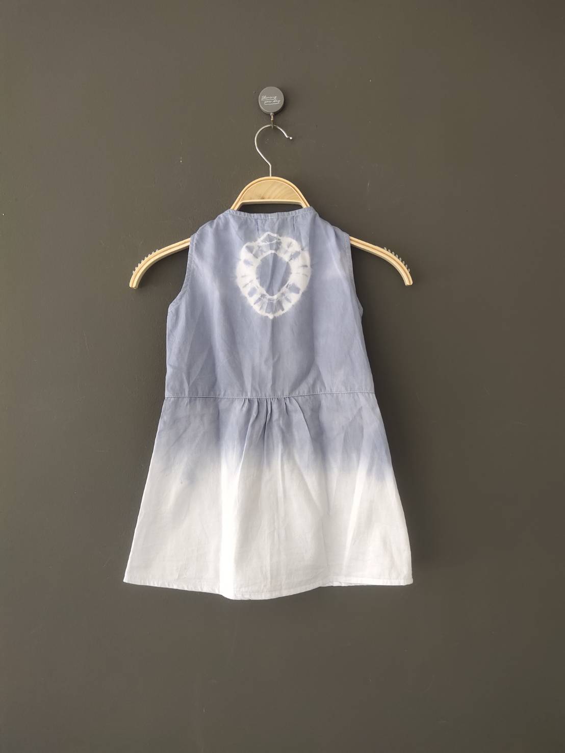 ชุดแซกเด็กกระดุมหน้า Size:120 cm ย้อมสีปลอดสารพิษ