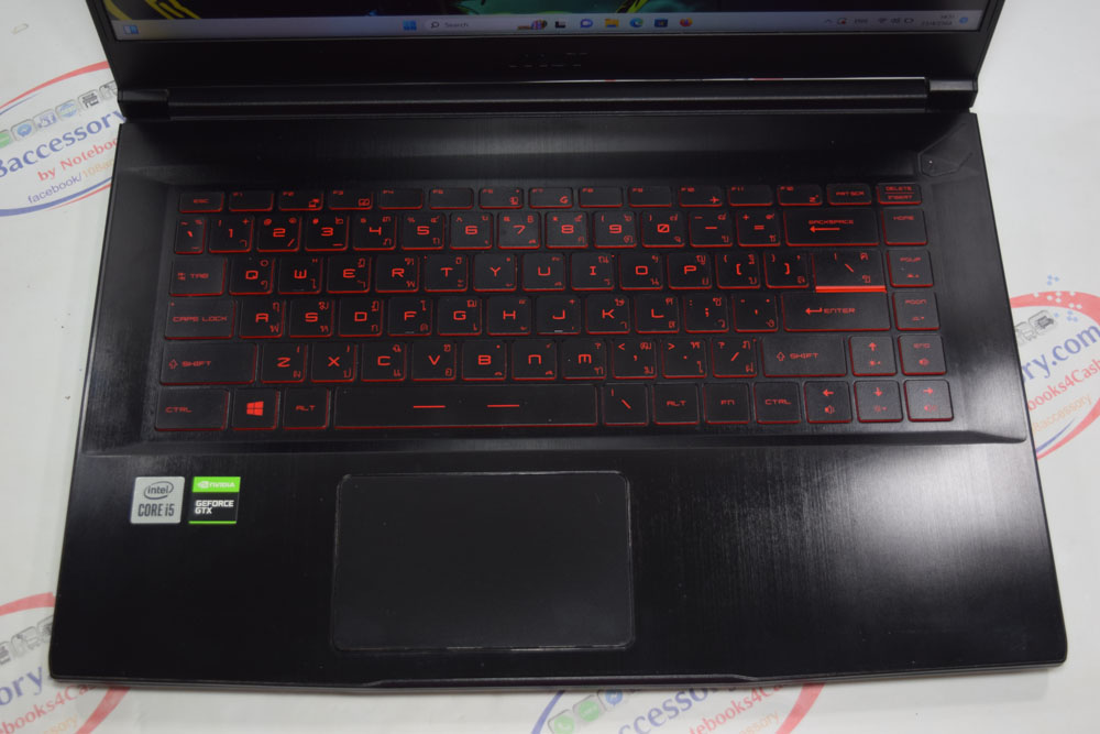 ขาย MSI GF63 Thin จอ 15.6” 144Hz Core i5 Gen10 การ์ดจอ GTX 1650 4GB
