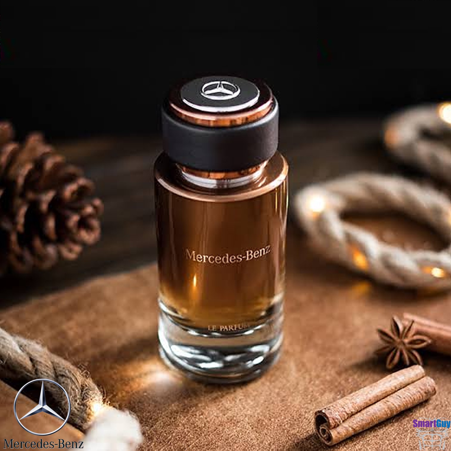 Mercedes-Benz LE PARFUM Eau De Parfum For Men Limited Edition 120ml. น้ำหอมลิขสิทธิ์ของแท้รุ่นพิเศษซีรี่ย์ใหม่จากแบรนด์ Mercedes-Benz กลิ่นใหม่สุดแนวสำหรับผู้ชายหอมไฮโซหรูหราผสานความเซ็กซี่แนวใหม่