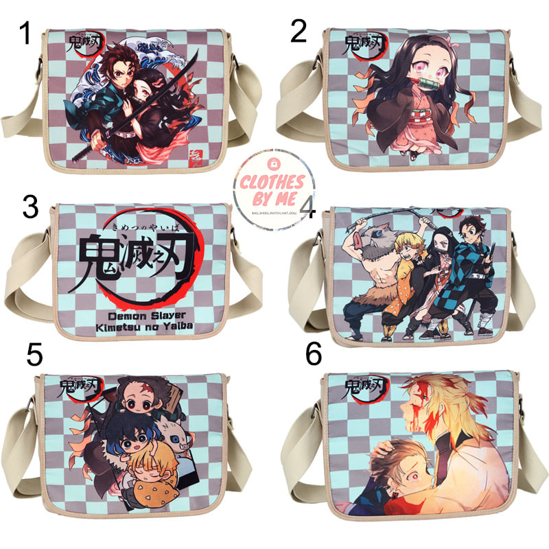 กระเป๋าสะพายไหล่ Kimetsu no Yaiba ดาบพิฆาตอสูร