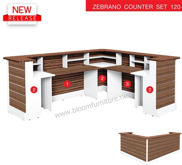 โต๊ะเคาเตอร์ COUNTER SET 3-120 ขนาด W 260 x D 220 x H 107 CM.