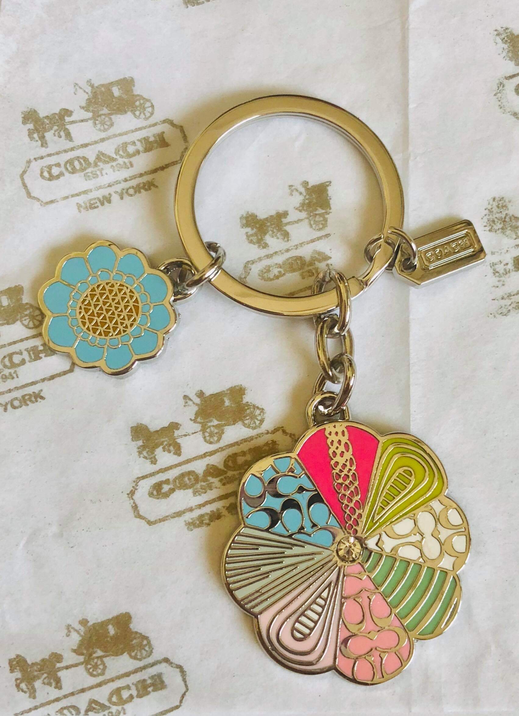 Coach พวงกุญแจพรีเมี่ยมนิตยสารญี่ปุ่น