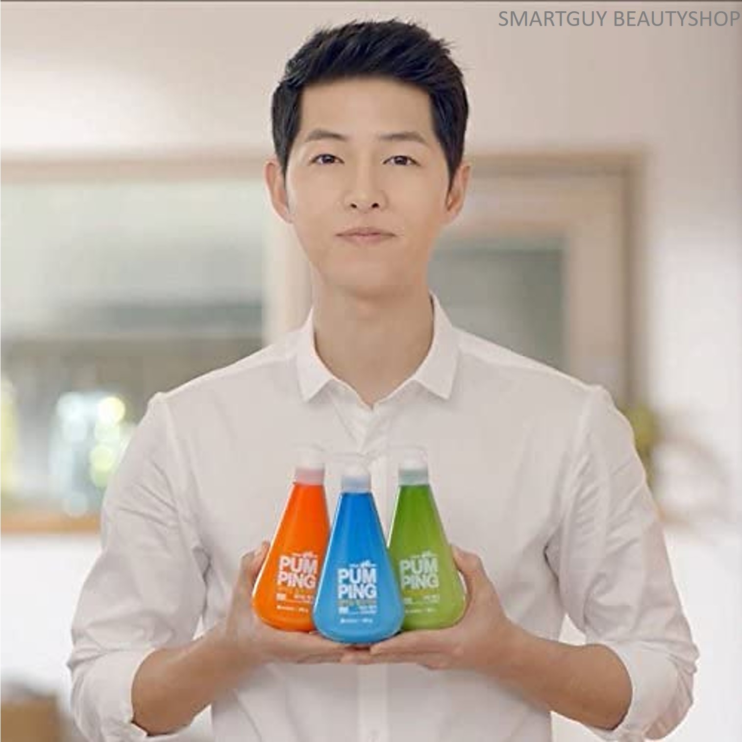 PERIOE 46cm PumPing Gel Type HERB Toothpaste 285g ยาสีฟันเนื้อเจลทำความสะอาดช่องปากได้อย่างหมดจดสูตรพิเศษจากเกาหลี