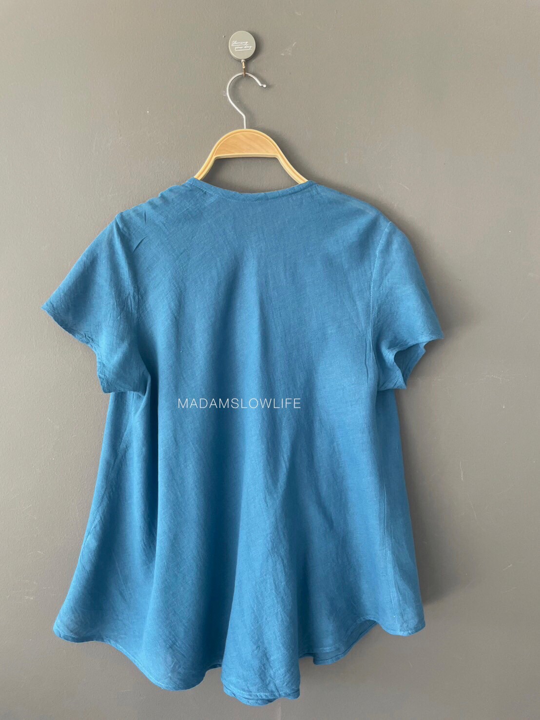 เสื้อผู้หญิง Size F สีฟ้าเข้ม