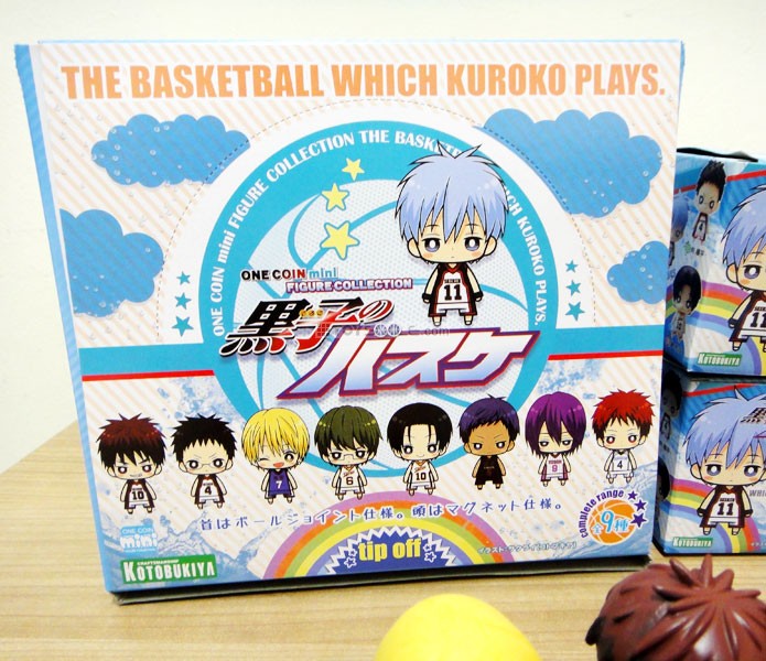 โมเดล Kuroko No Basket 9ตัว ฐานแดง กล่องฟ้า