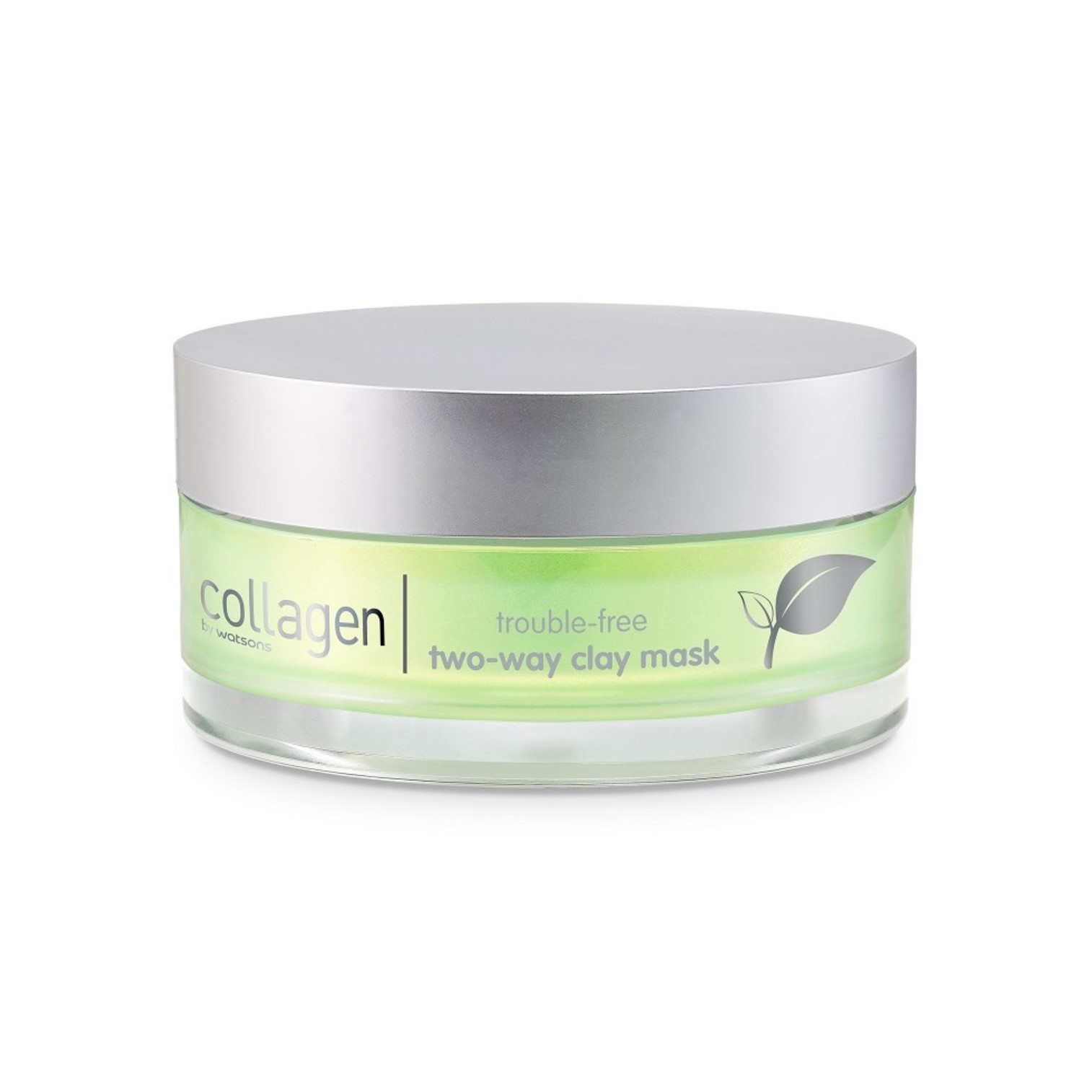 โคลนมาส์คหน้าคอลลาเจนเข้มข้นสูตรพรีเมี่ยมจากเกาหลีของแท้ Collagen By Watsons Trouble Free Two-Way Clay Mask 100g