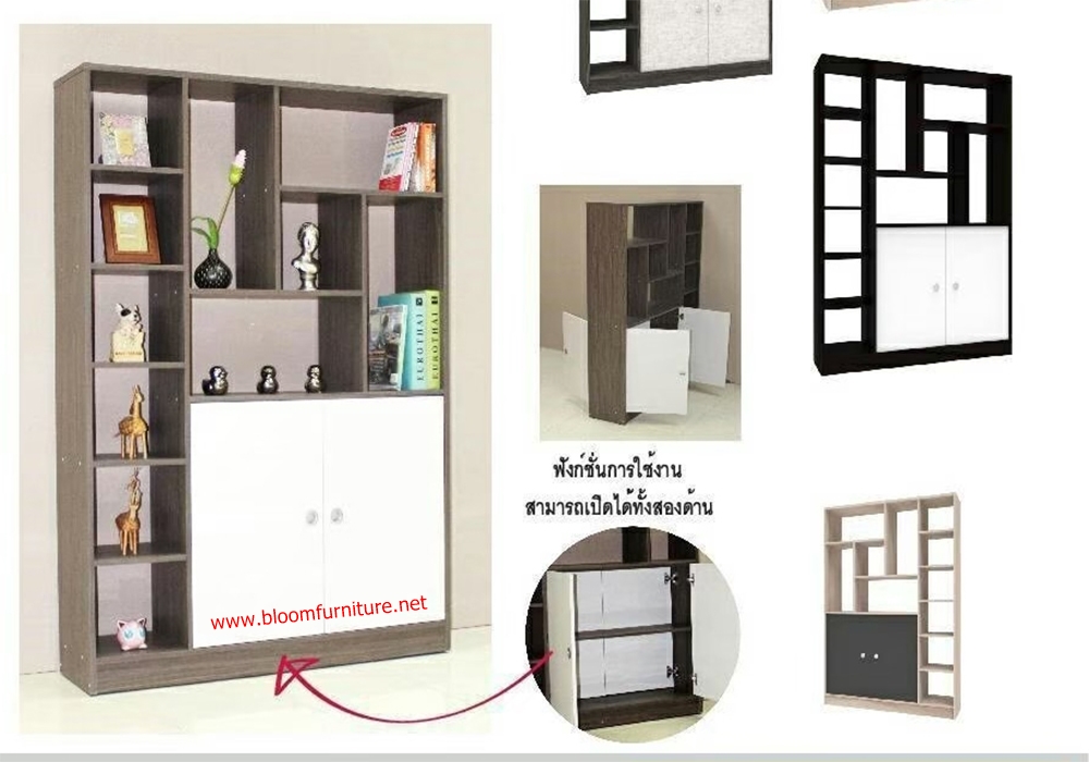 ชั้นโชว์ ตู้โชว์ ขนาด 120x30x170 ซม.