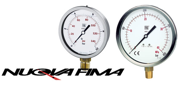 "NUOVAFIMA" PRESSURE GAUGE (เกจวัดแรงดัน)