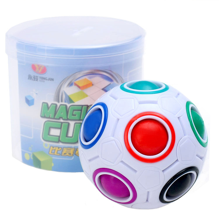 Magic cube Ball ลูกบอลปริศนา ฝึกสมาธิ puzzle การเรียนรู้ เล่นเพื่อการศึกษา Fidget ฟิตเจ็ท