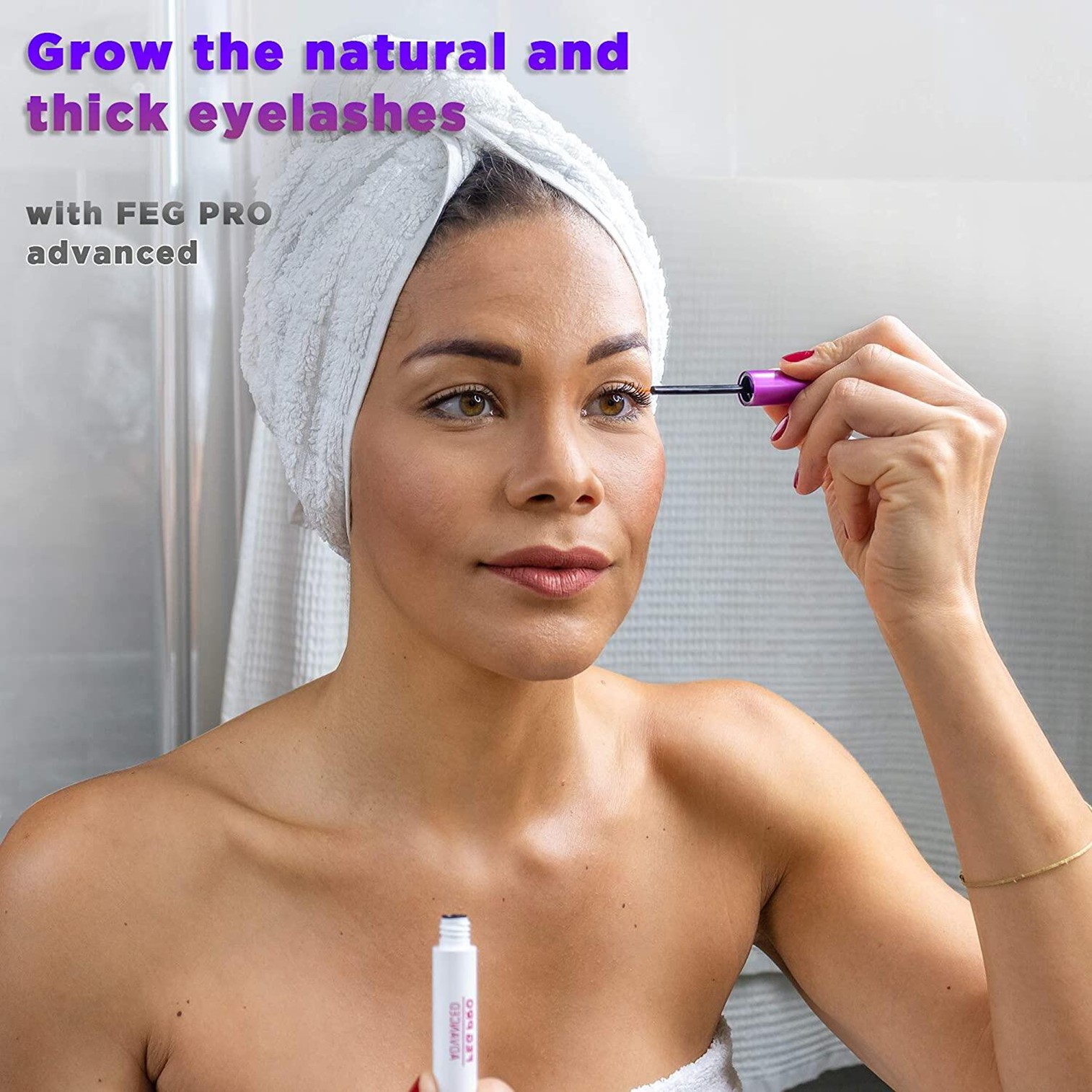 FEG Pro Advanced Specially Formulated Extra Strength Natural Eyelash Enhancer Serum เซรั่มบำรุงขนตายาวสูตรพิเศษเพิ่มความเข้มข้นของส่วนผสมเพื่อผลลัพธ์ที่ชัดเจนขึ้น