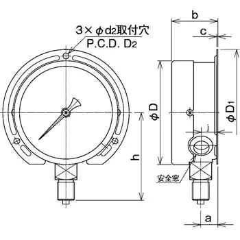 PRESSURE GAUGE NAGANO KEIKI