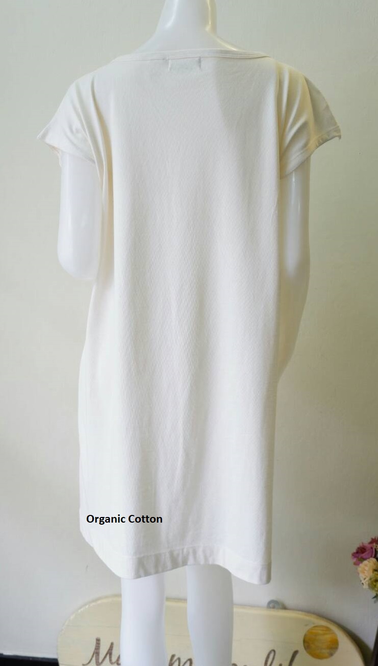 ชุดแซก ผ้าออแกนิคคอตตอน100% Size:L