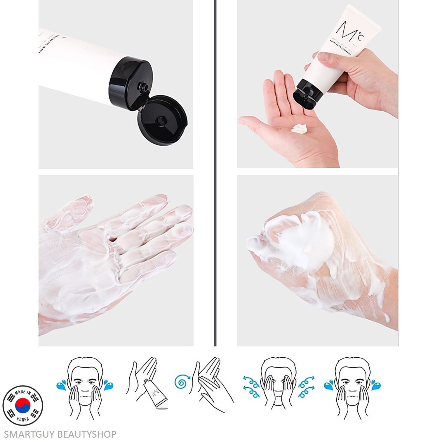 MdoC Relief Foam Cleansing 150g คลีนซิ่งโฟมล้างทำความสะอาดผิวหน้าสำหรับผู้ชายสูตรพิเศษจากเกาหลีของแท้