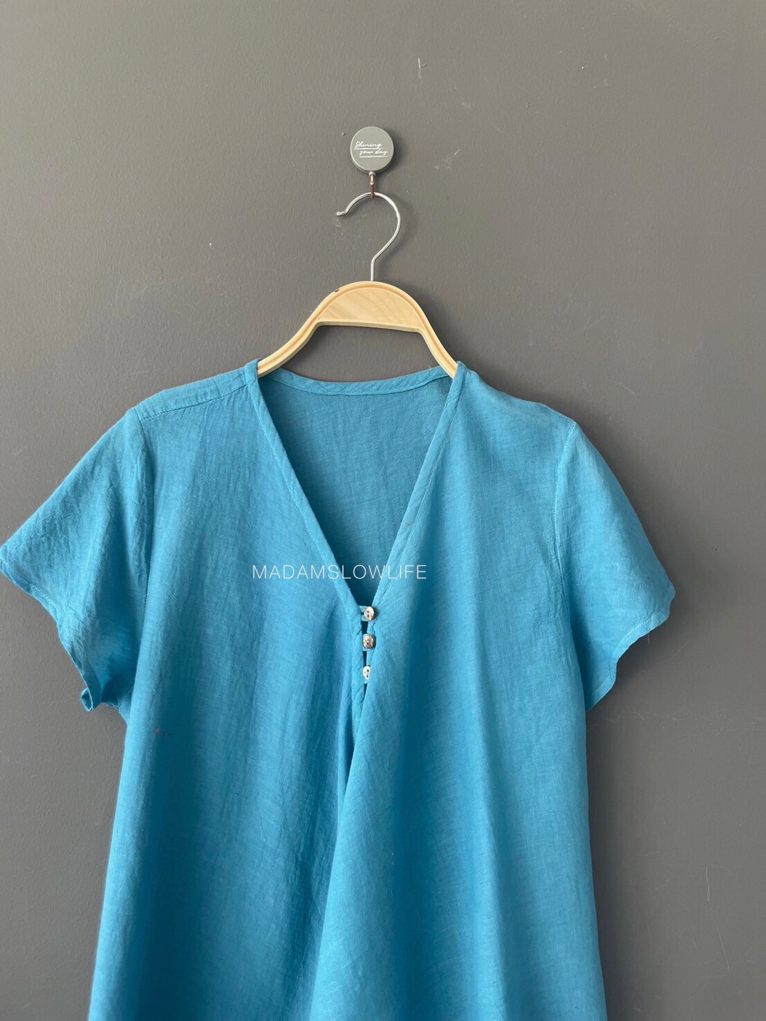 เสื้อผู้หญิง Size F สีเขียวน้ำทะเล