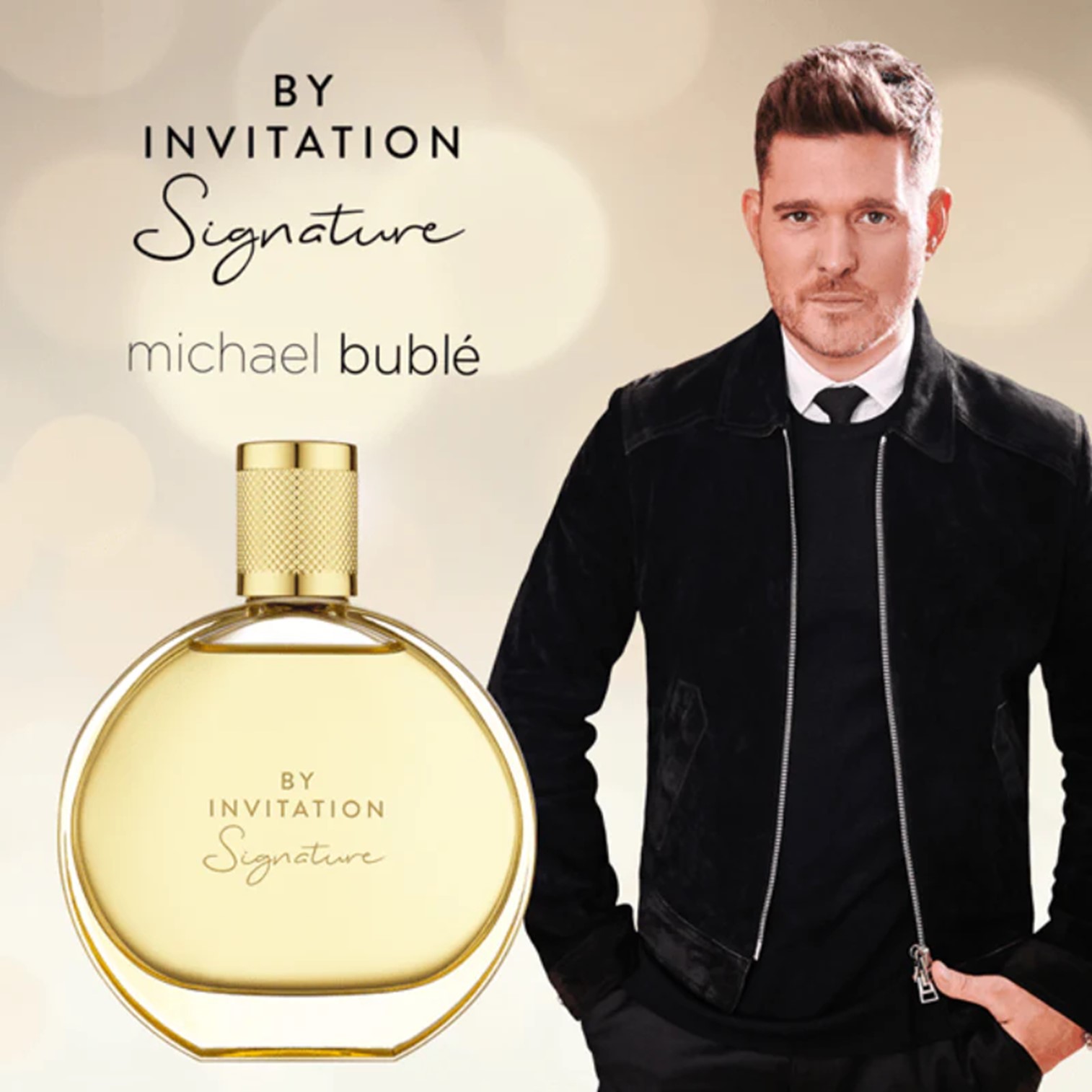 By Invitation Signature from Michael Bublé Eau de Parfum 100ml น้ำหอมผู้หญิงกลิ่นหอมหวานผสานความมั่นใจในแบบสาวเท่ห์สินค้ารับประกันลิขสิทธิ์แท้จากต่างประเทศพร้อมส่ง