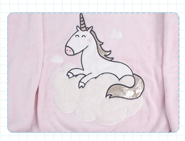 ชุดนอน ยูนิคอร์น สีพาสเทลหวานๆ