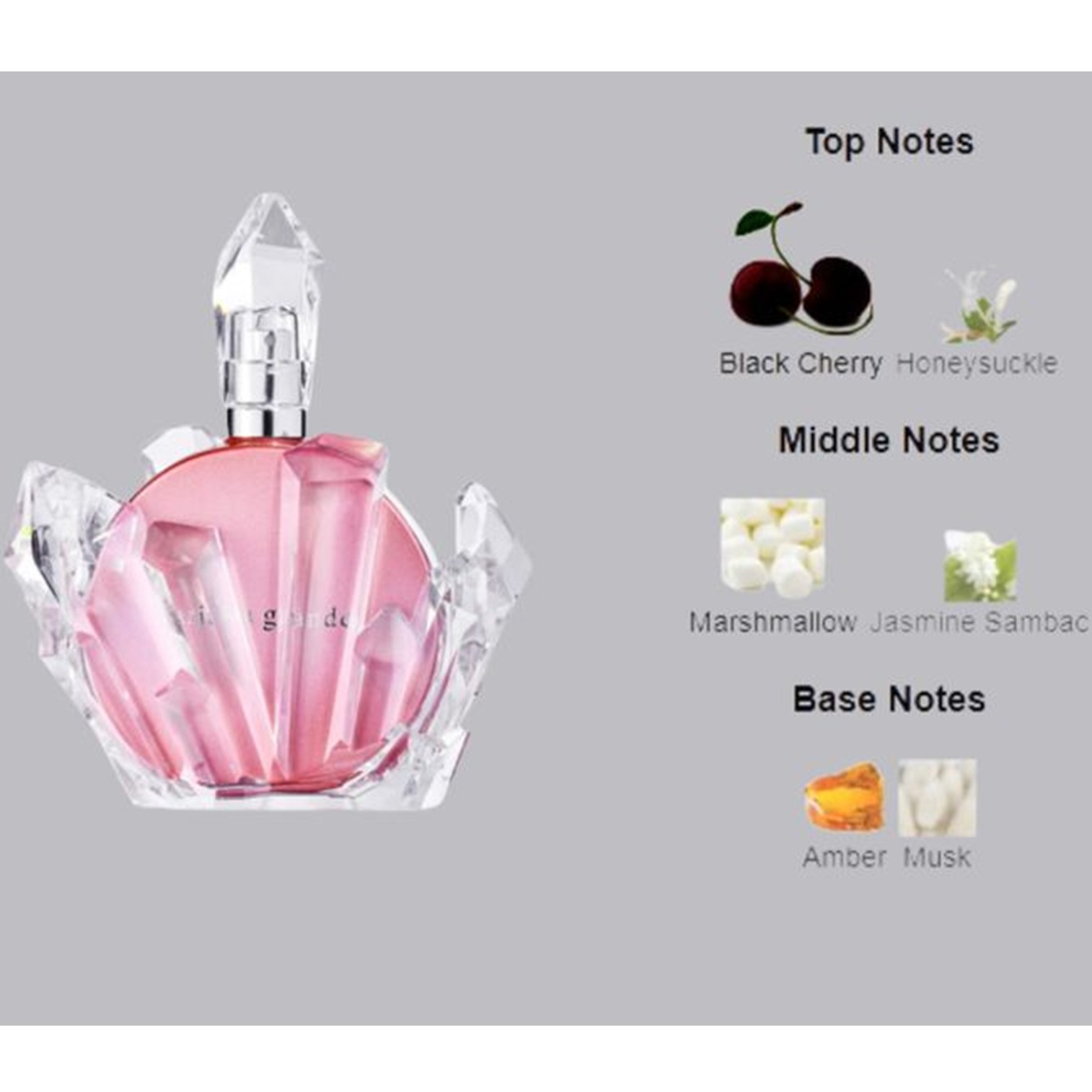 Ariana Grande R.E.M. Cherry Eclipse EAU DE Parfum Spray 100ML น้ำหอมผู้หญิงกลิ่นใหม่จากนักร้องสาวอาเรียน่าเกรนเดสินค้านำเข้ารับประกันลิขสิทธิ์ของแท้พร้อมส่ง