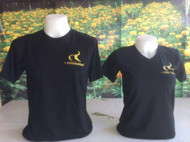 เสื้อยืดคอกลมหลากสีพร้อมสั่งกรีนได้ราคาขายส่ง