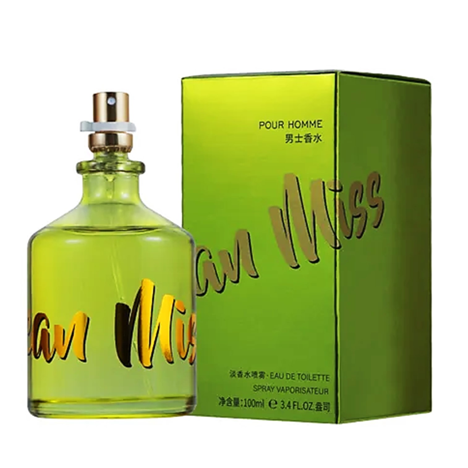 Jean Miss Pour Homme Eau De Toilette 100ml น้ำหอมผู้ชายกลิ่นหอมเย็นผสานความคลาสสิคสุดพิเศษสินค้านำเข้าจากต่างประเทศพร้อมส่ง