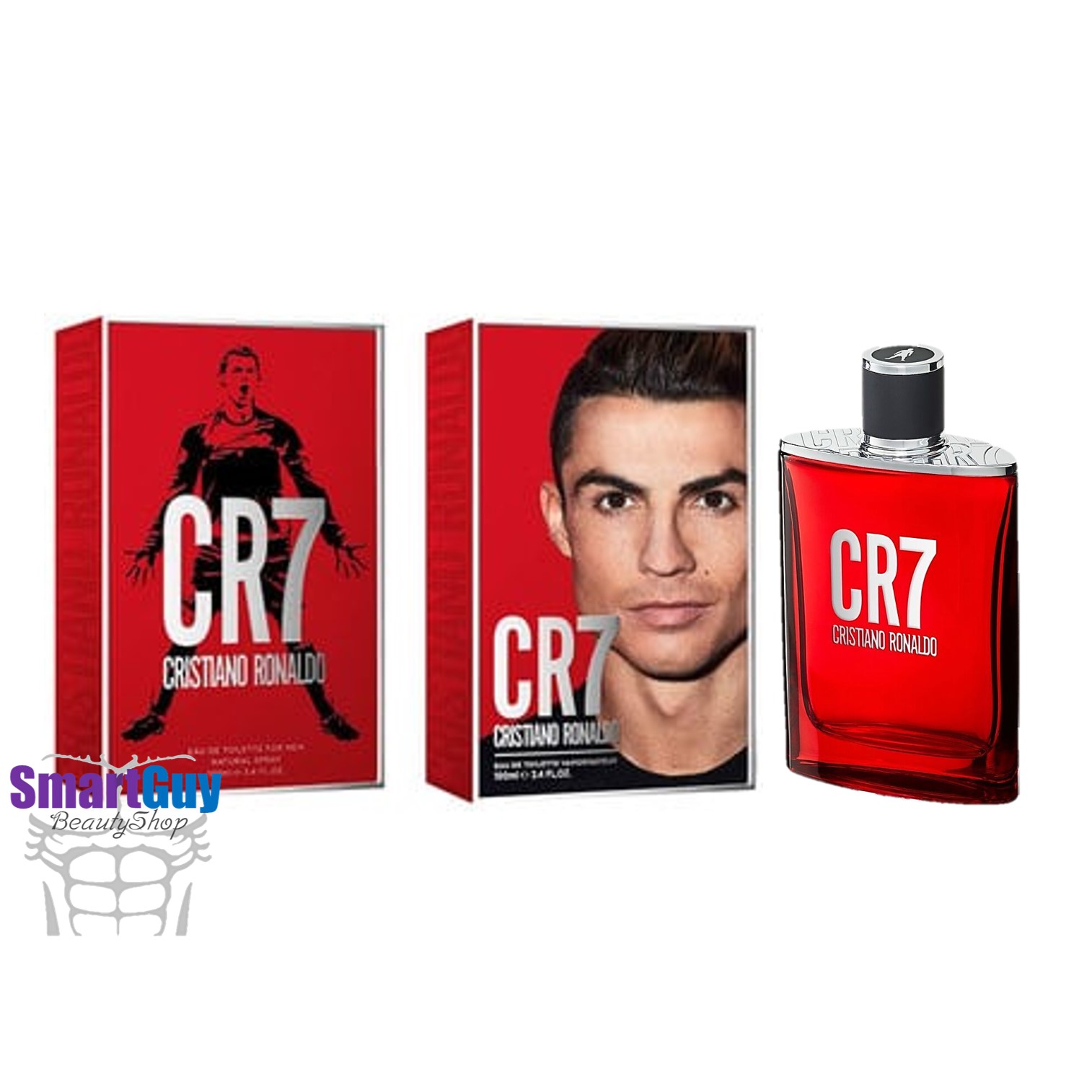 CR7 Cristiano Ronaldo Eau De Toilette Vaporisateur Spray 50ml. น้ำหอมลิขสิทธิ์แท้จากโรนัลโดกลิ่นหอมเย็นสำหรับผู้ชายสปอร์ตแมนผสานความเซ็กซี่น่าค้นหา สินค้านำเข้าของแท้ 100%