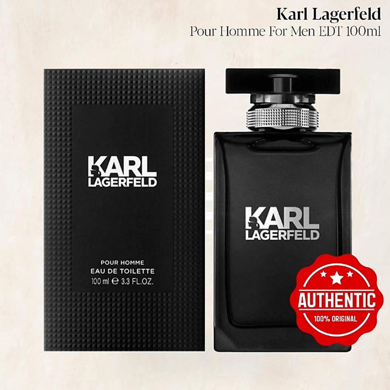 Karl Lagerfeld Pour Homme EDT 100ml น้ำหอมผู้ชายกลิ่นสดชื่นรุ่นพิเศษลิขสิทธิ์แท้นำเข้าจากออสเตรเลียของแท้พร้อมส่ง
