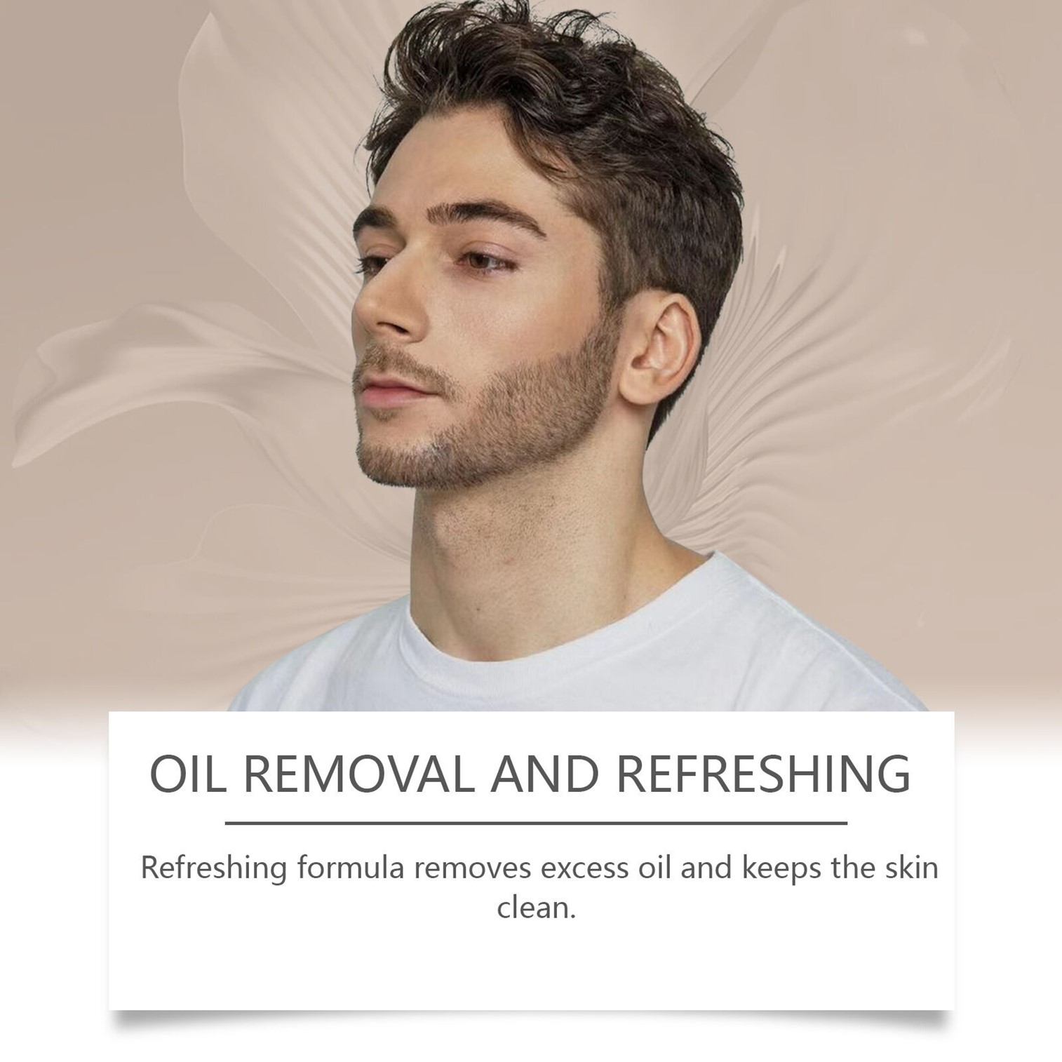 East moon Men's Beard Gentle Cleansing Face Wash 100ml ผลิตภัณฑ์ทำความสะอาดผิวหน้าและหนวดเคราสำหรับผู้ชายสูตรพิเศษสินค้านำเข้าจากต่างประเทศของแท้พร้อมส่ง