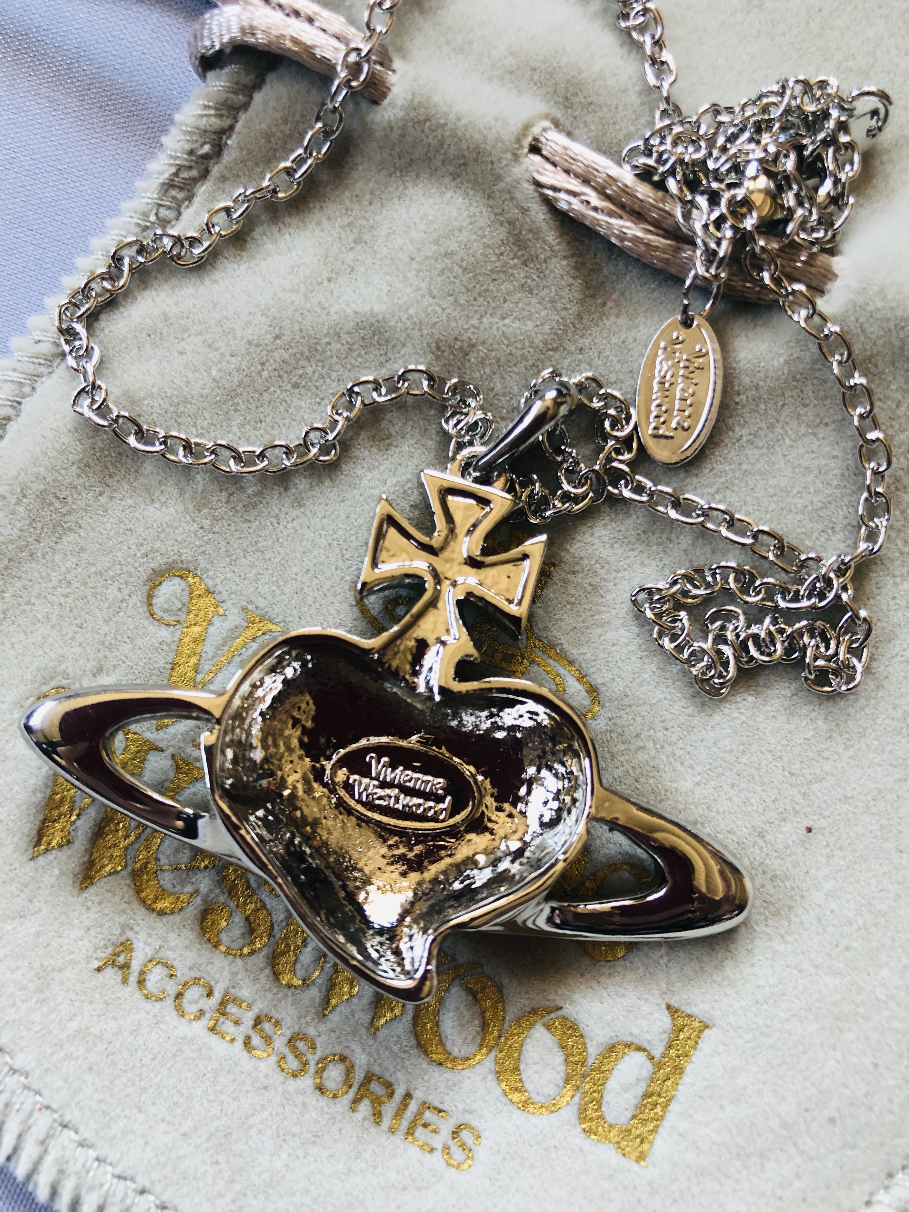 Vivienne Westwood Heart Orb Necklace