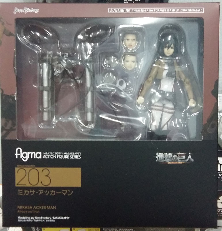 Figma Attack on Titan 203 Mikasa Ackerman