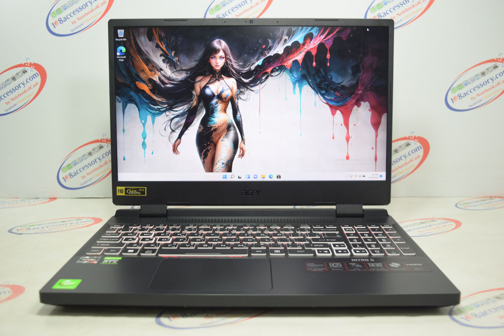 เกมมิ่ง แรงสุดใหม่สุด ! Acer Nitro 5 165Hz Ryzen 7 Gen6 RAM16 RTX 3050Ti ปกศ.เกือบปี