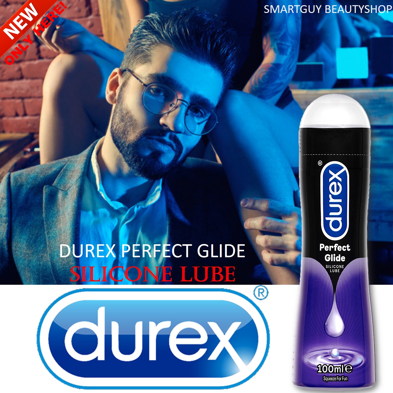 Durex Perfect Glide Silicone Lube 100mL ผลิตภัณฑ์เจลหล่อลื่นสูตรซิลิโคนเนื้อบางเบากลิ่นหอมใหม่จากดูเร็กซ์ สินค้านำเข้าจากต่างประเทศ