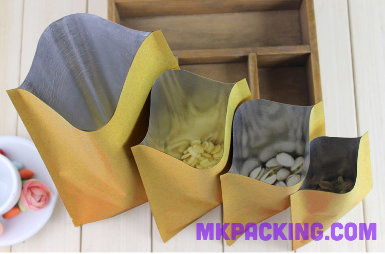ถุงซีล 3 ด้าน -- ถุงกระดาษคราฟท์