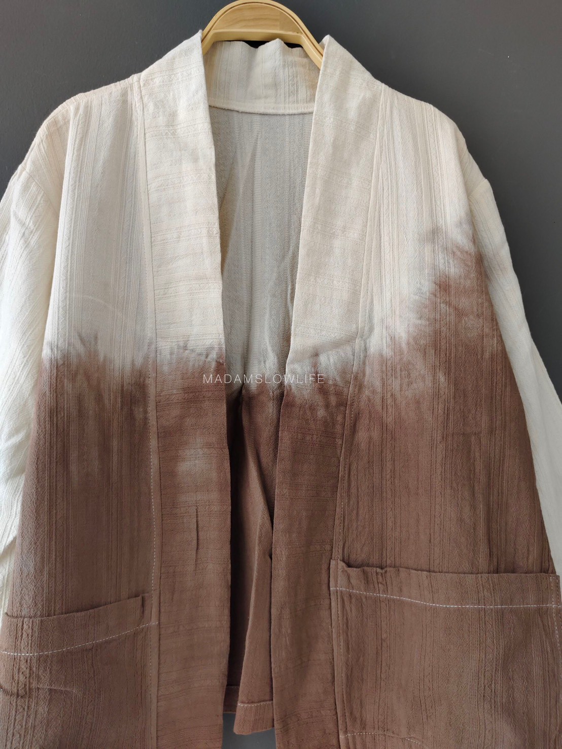 เสื้อคลุมยูกาตะ มี 2 สีครามและน้ำตาล size: F (รับผลิตออเดอร์)