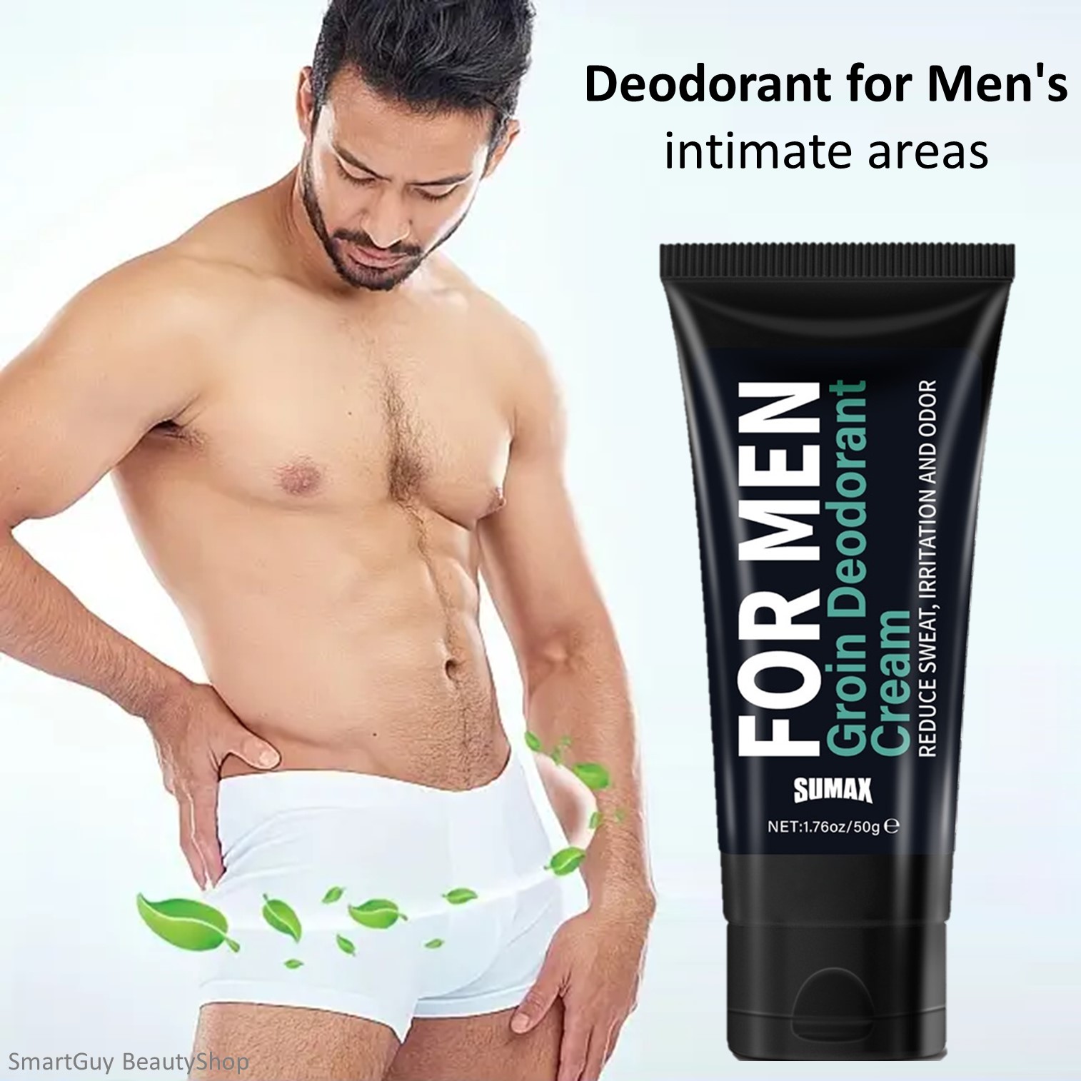 Sumax for men froin deodorant cream 50g ผลิตภัณฑ์ระงับกลิ่นบริเวณจุดซ่อนเร้นสำหรับผู้ชายเสริมความมั่นใจได้นานตลอดวัน