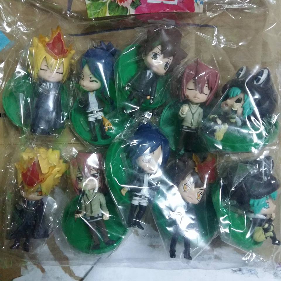 รีบอร์น SD 10ตัว ฐานกลมเขียว ชุด 2