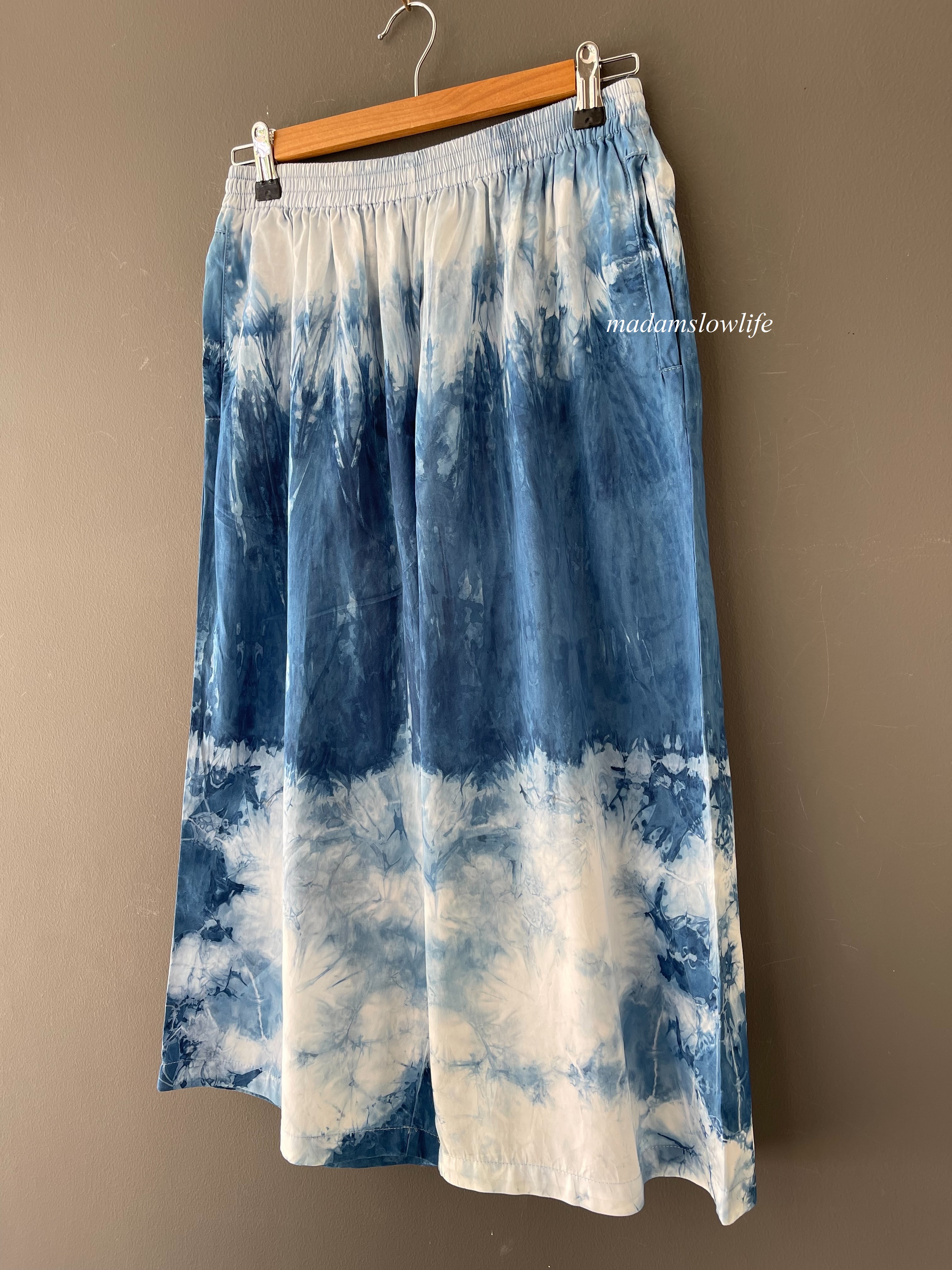 กางเกง5ส่วน ผ้าคอตตอนมัดย้อมสีปลอดสารพิษ มี 2 ขนาด