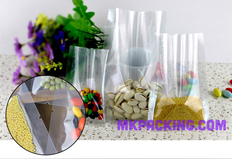 ถุงแบนซีล 3 ด้าน -- ซองใส