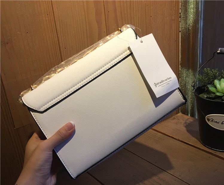 Stradivarius Messenger Bag With Large Embroidered Flowers