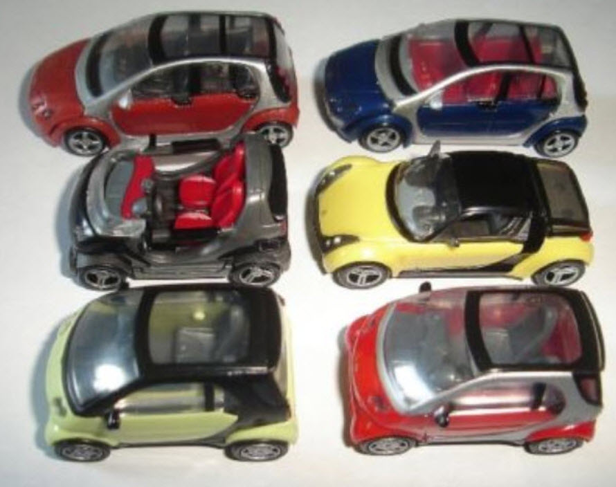 Model Car สเกล 1:87 ชุด 6 คัน