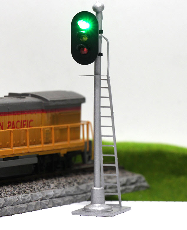 ชุดไฟสัญญาณจราจร (สเกล 1:87) สูง 6.6 ซ.ม. ชุด 3 ต้น